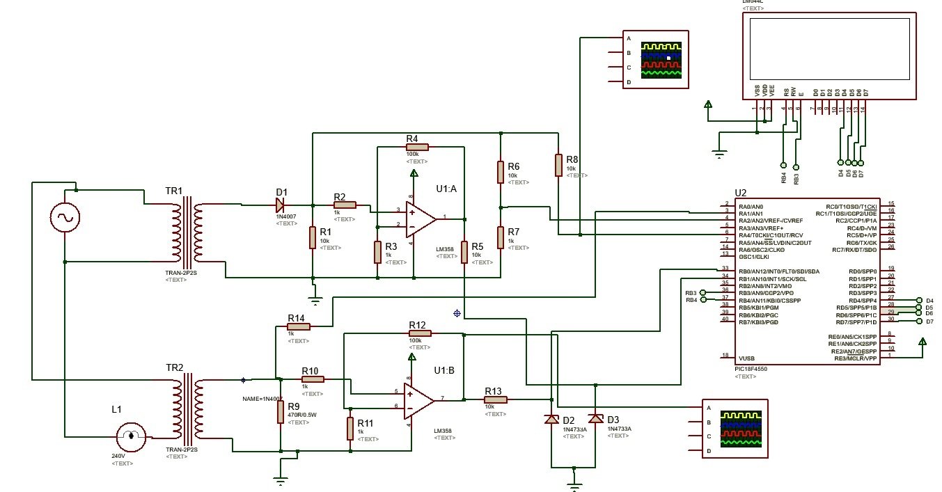 AC power measurement using pic microcontroller