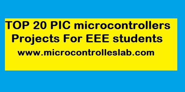 pic microcontroller projects