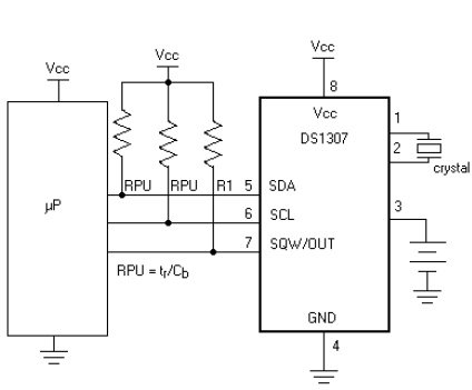 Digital clock ds1307 interfacing with microcontroller