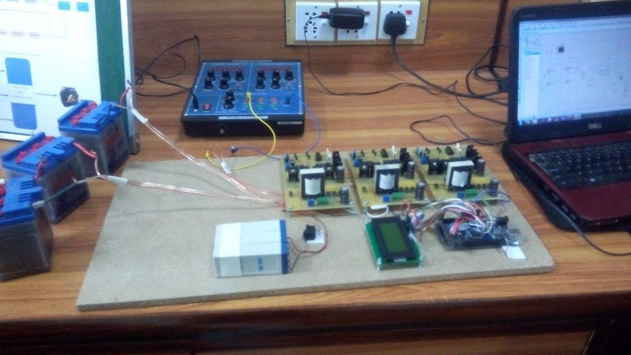 multiple input charge controller using pic microcontroller