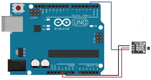 hall effect sensor interfacing with arduino