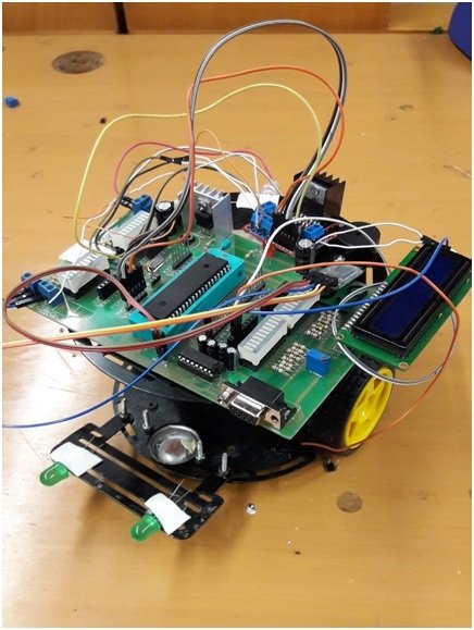 Gsm controlled store robot using microcontroller