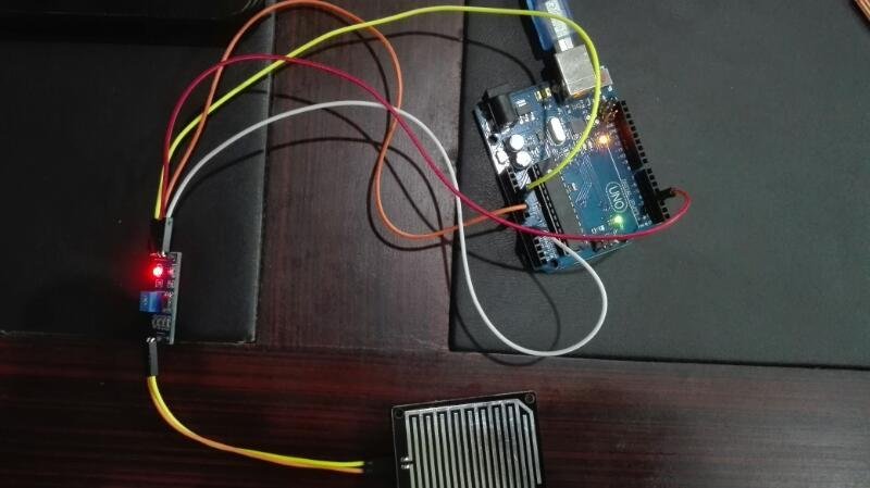 RainDrop Sensor interfacing with arduino
