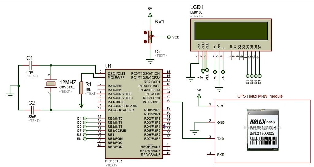 GPS based clock using pic microcontroller