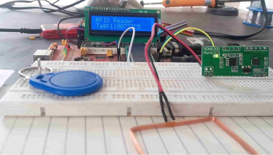 RFID module RDM630 interfacing with pic microcontroller