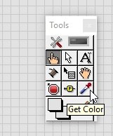 Get color tool tools palette