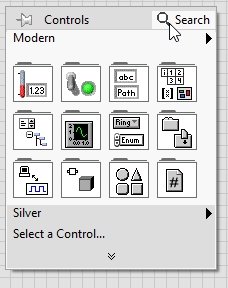 Search bar LabVIEW