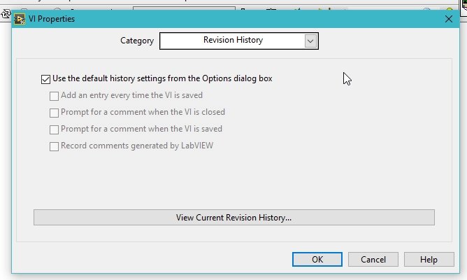 Revision history block