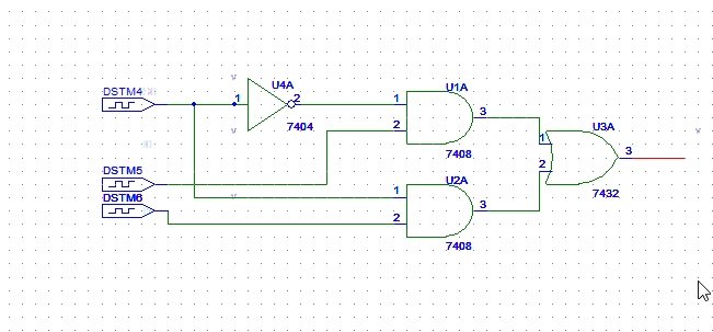 Complete circuit diagram of multiplexer circuit