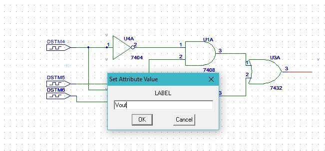Labeling multiplexer circuit
