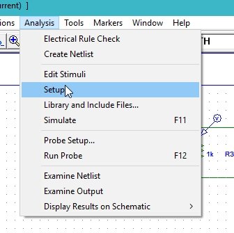 Simulation setup for multiplexer circuit