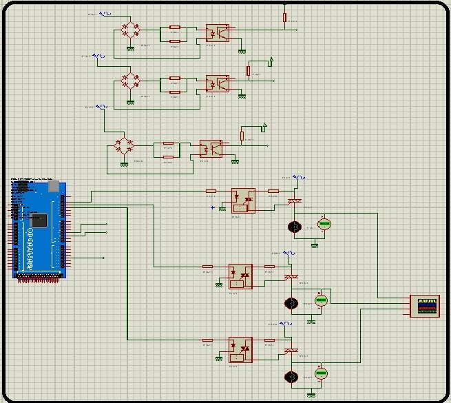 soft starter for 3 phase induction motor using Arduino