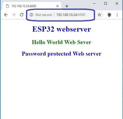 accessing ESP32 web server from anywhere in the world