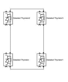 Bridge for controlled rectifiers