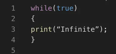 while loop block