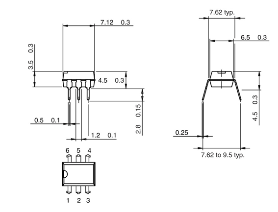 4N25 dimensions