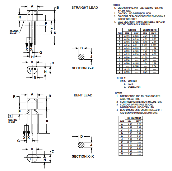 NPN transistor 2D model