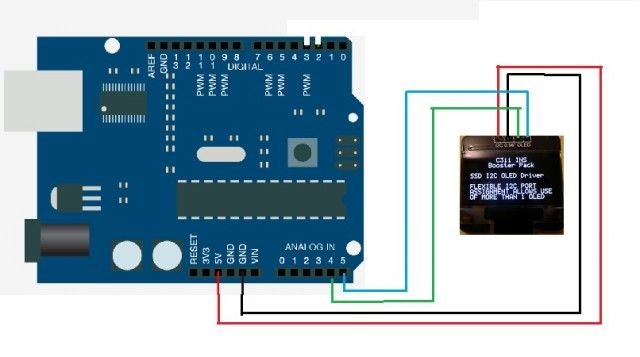 SSD1306 Monochrome 0.96 OLED Display with Arduino