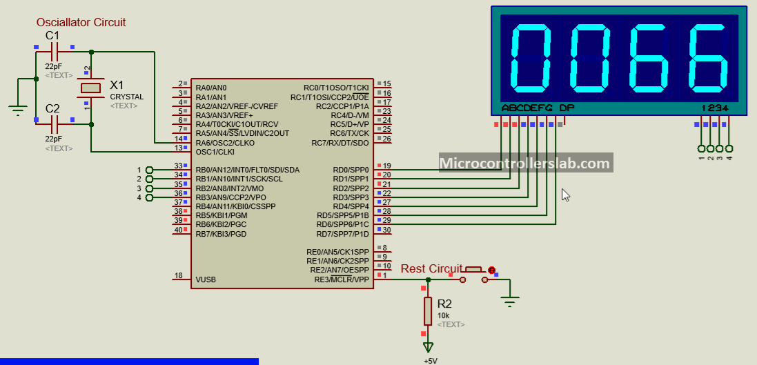 7 Segment Display Interfacing With Pic Microcontroller Examples 2560