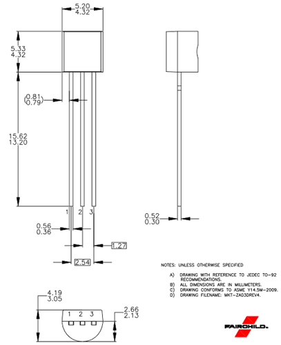 2SC828 2D Diagram