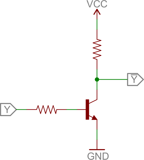 2SC828 low side switching circuit