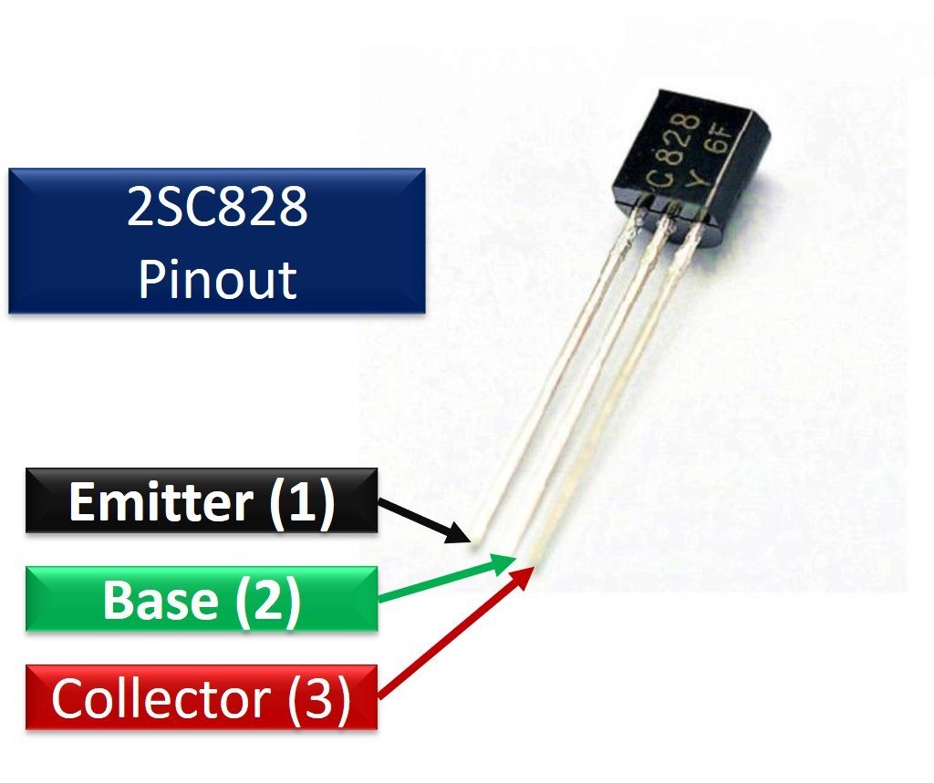 2SC828 pinout diagram