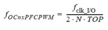 Arduino variable frequency PWM formula