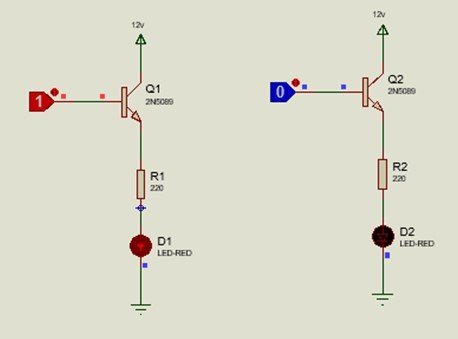2N5089 as a switch example circuit