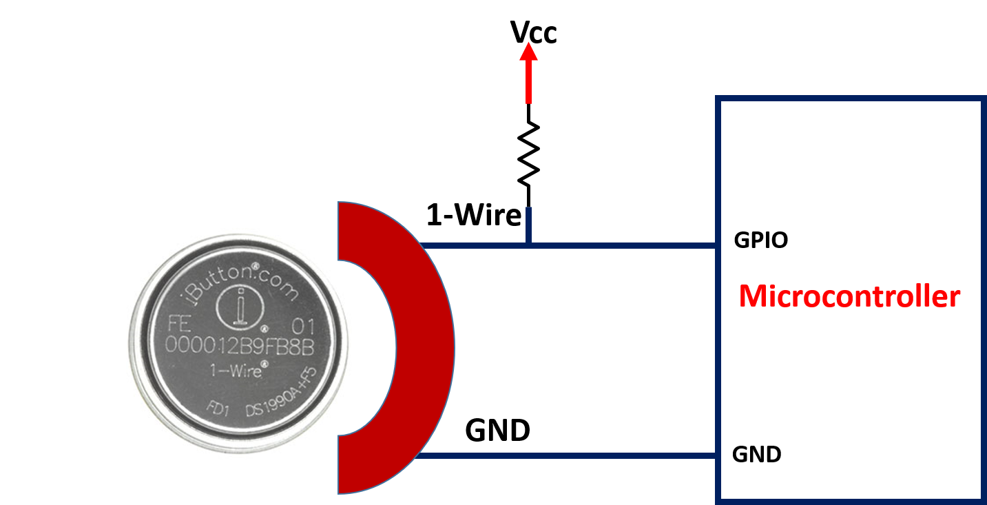 DS19990A iButton interfacing with microcontroller