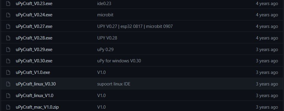 Download upycraft IDE for esp32 and esp8266