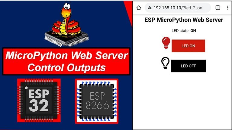 MicroPython ESP32 ESP8266 Web server