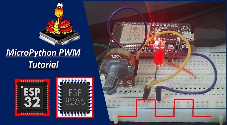 MicroPython PWM with ESP32 and ESP8266