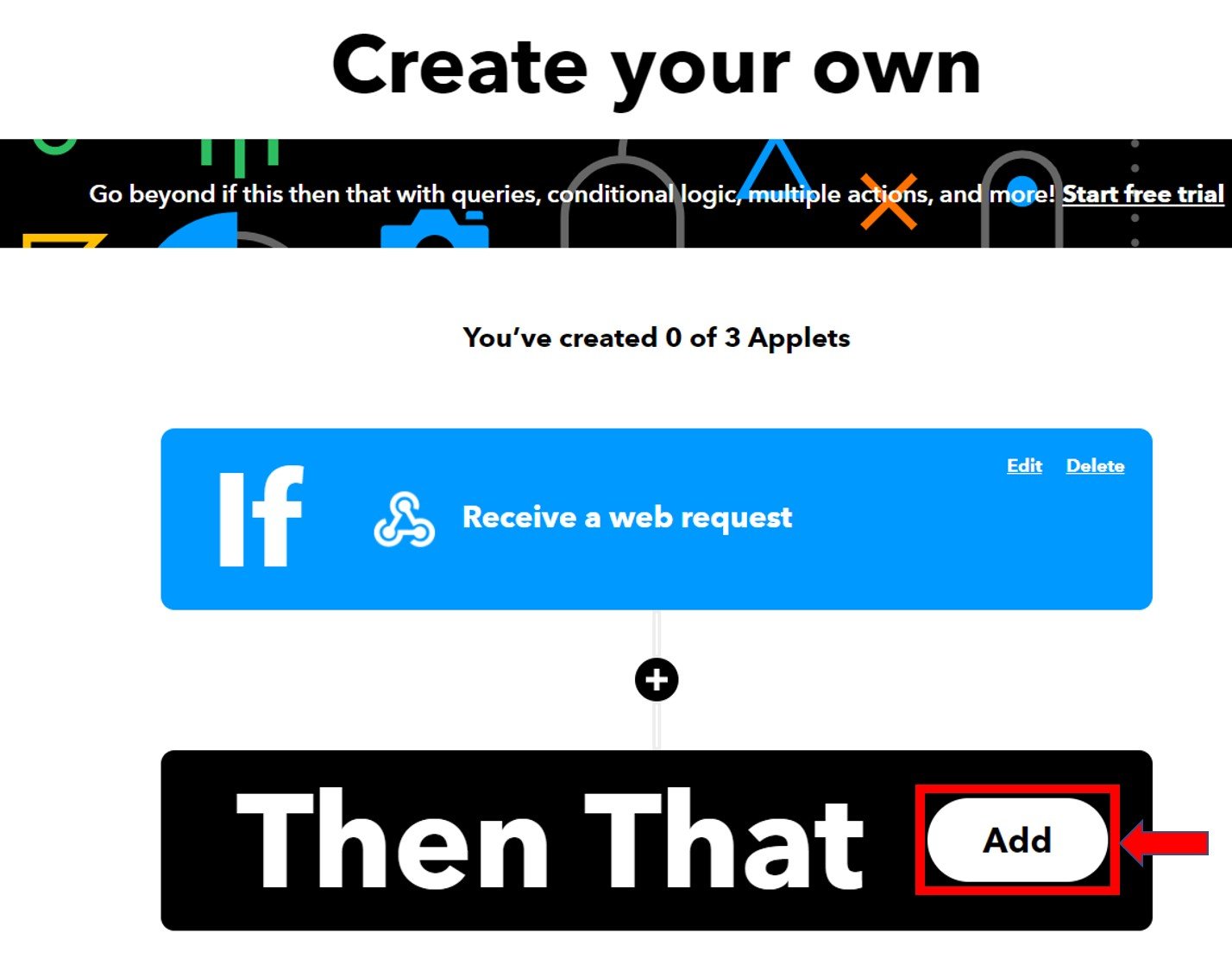 IFTTT create gmail service 10