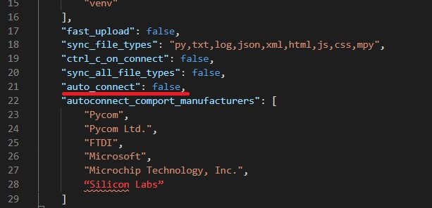 Connecting micropython devices to Pymakr visual studio code 3