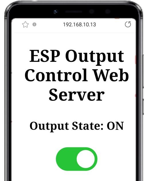 ESP web server & push button demo2