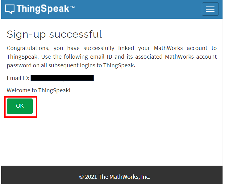 ESP32 HTTP POST ThingSpeak account successful