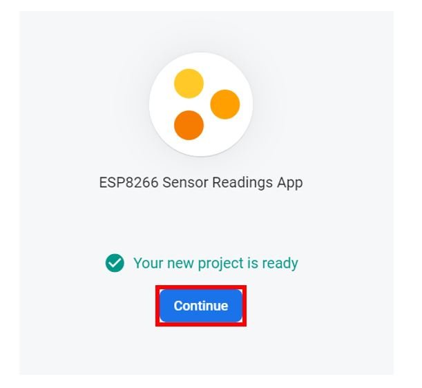 ESP8266 Google Firebase build your own app 2