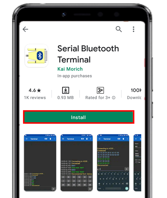 Serial Bluetooth app