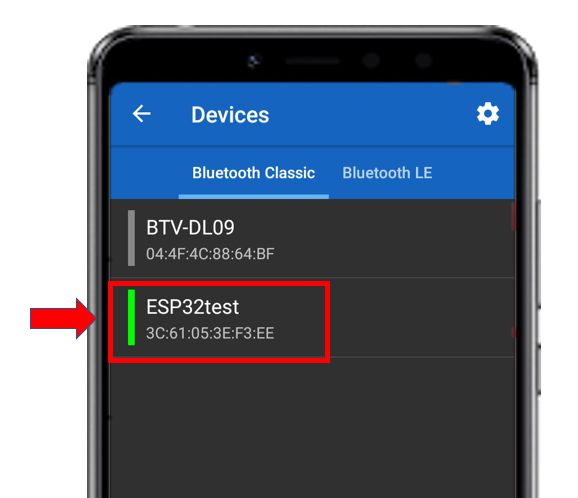 Serial Bluetooth demo3