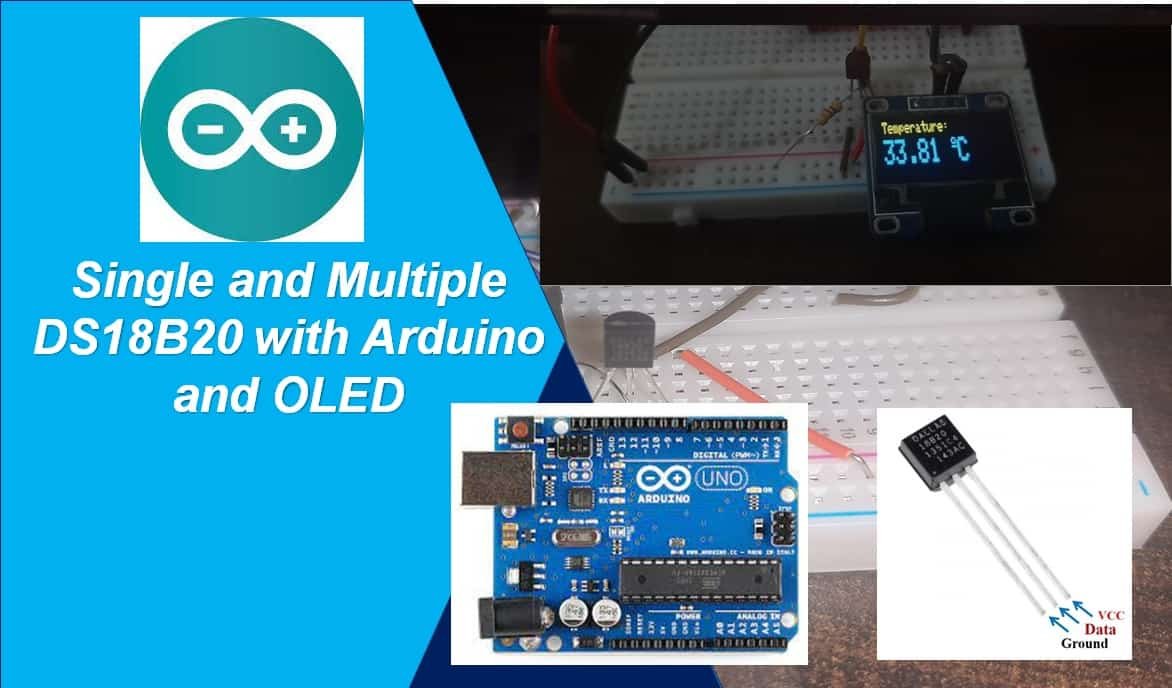 ESP8266 DS18B20 Sensor Web Server Arduino IDE (Single, Multiple