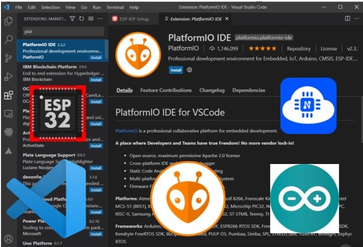 Program ESP32 and ESP8266 with VS code and Platform IO