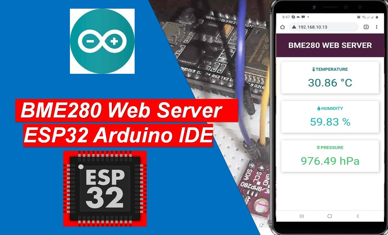 BME280 Web Server with ESP32 Arduino IDE