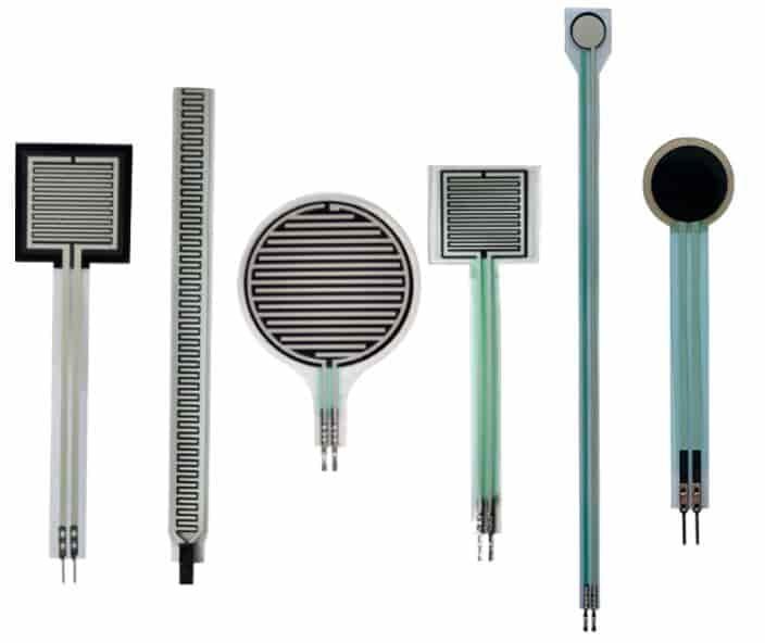 different types of FSR force sensors