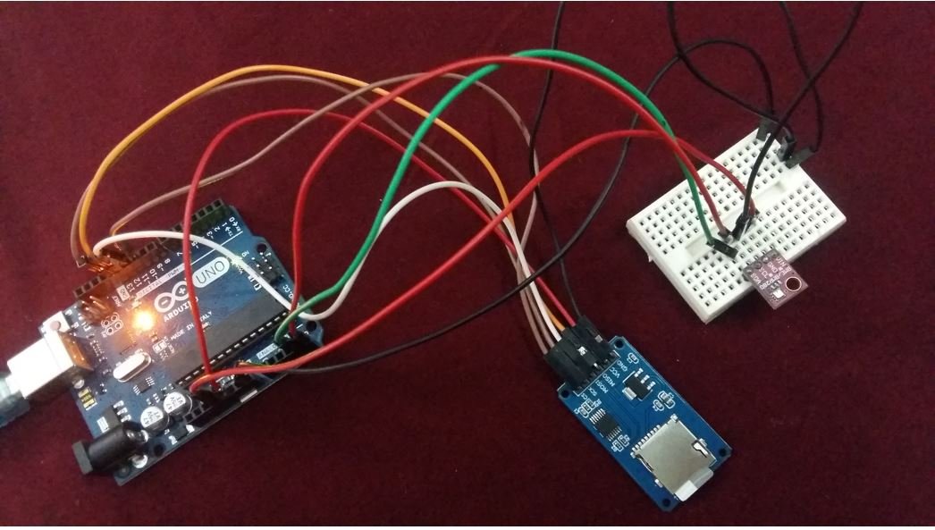 Arduino BME280 data logging to microSD card hardware