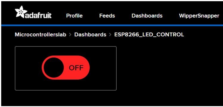 ESP8266 adafruit IO getting started pic4