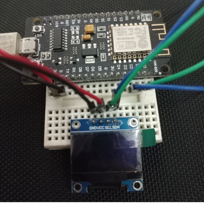 OLED interfacing with ESP8266 hardware