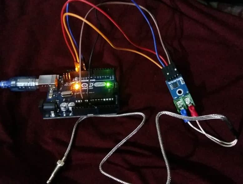 MAX6675 with Arduino and thermocouple hardware