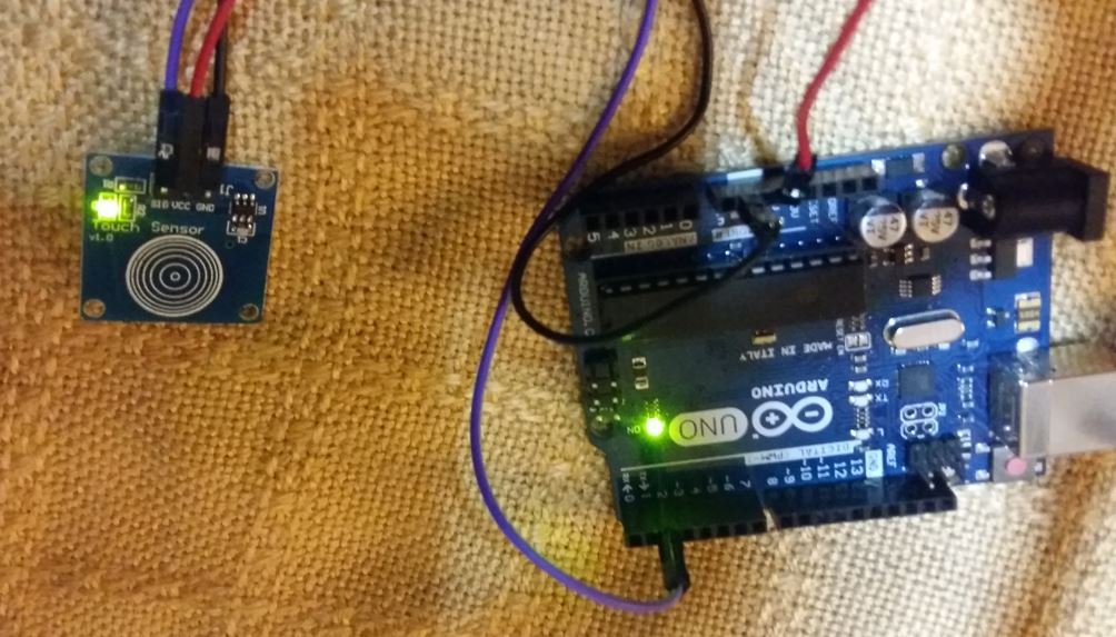 Touch sensor with Arduino hardware