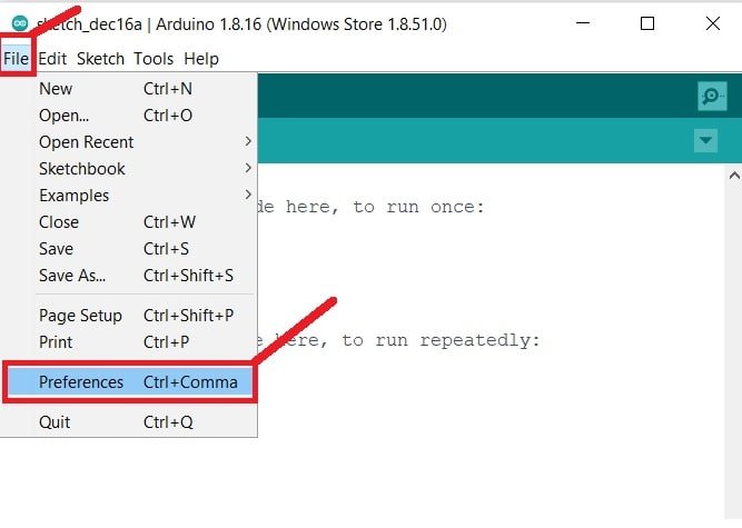 add new boards in package manager in Arduino iDE