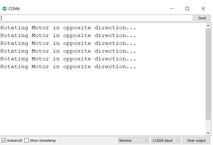 A4988 Driver Module and stepper motor with ESP8266 serial monitor demo 2
